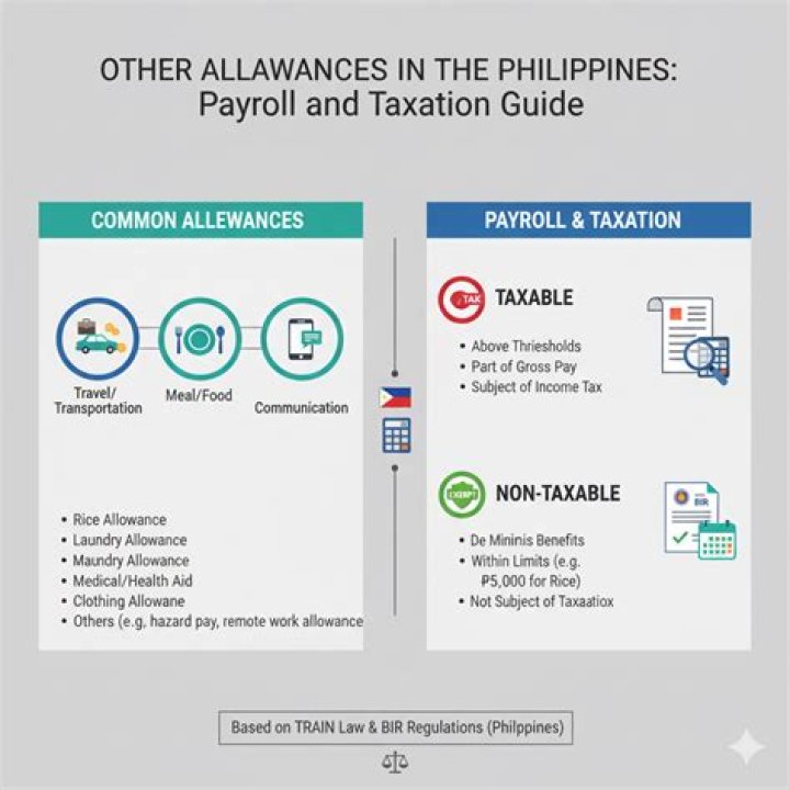 Are allowances taxable Philippines?