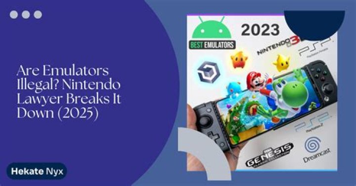 Are console emulators legal?