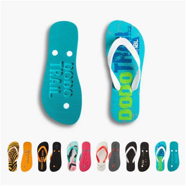 Are flip flops rubber?