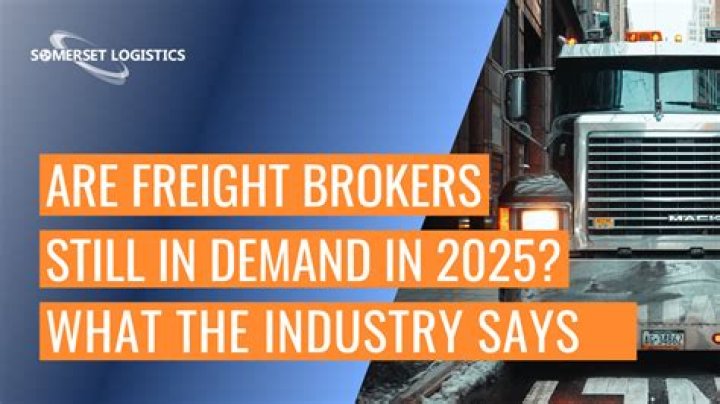 Are freight brokers in demand?