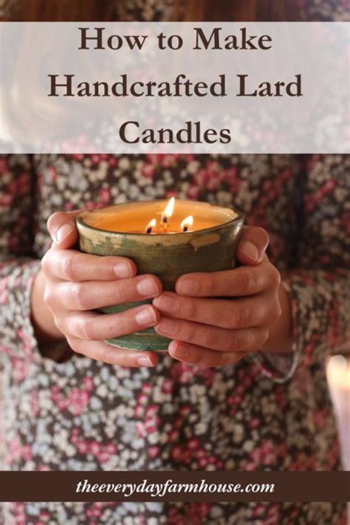 Are lard candles safe?