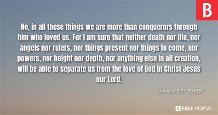 Are more than conquerors?