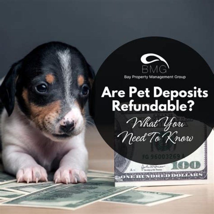 Are pet deposits refundable?