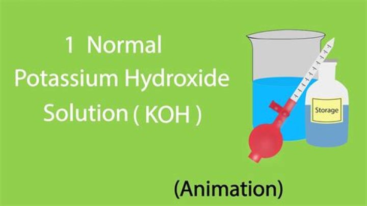 Are potassium hydroxide solution?