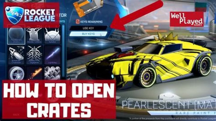 Are rocket league crates?