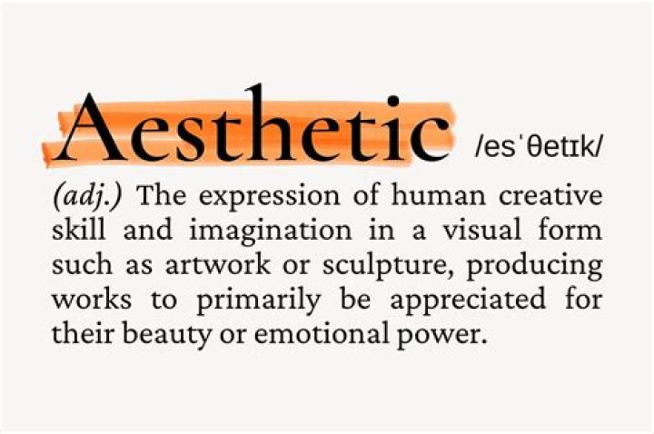 At does esthetic mean?