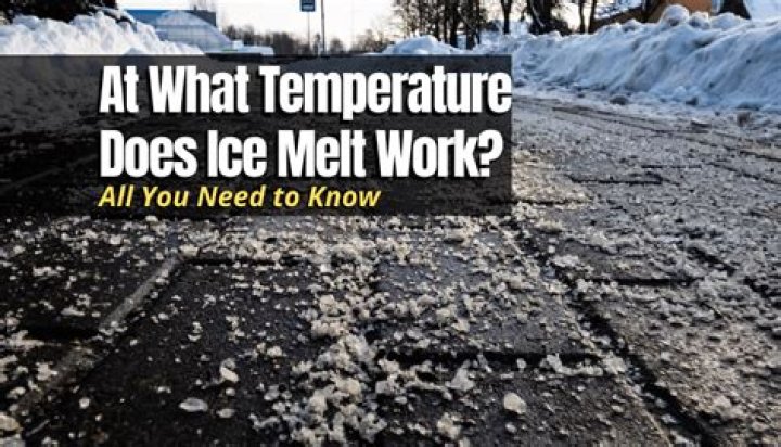 At what temperature does ice melt?