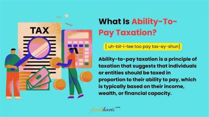 By ability to pay?