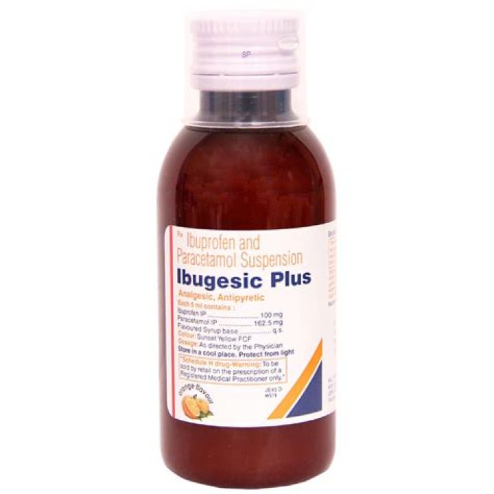 Can Ibugesic plus be given for cough?