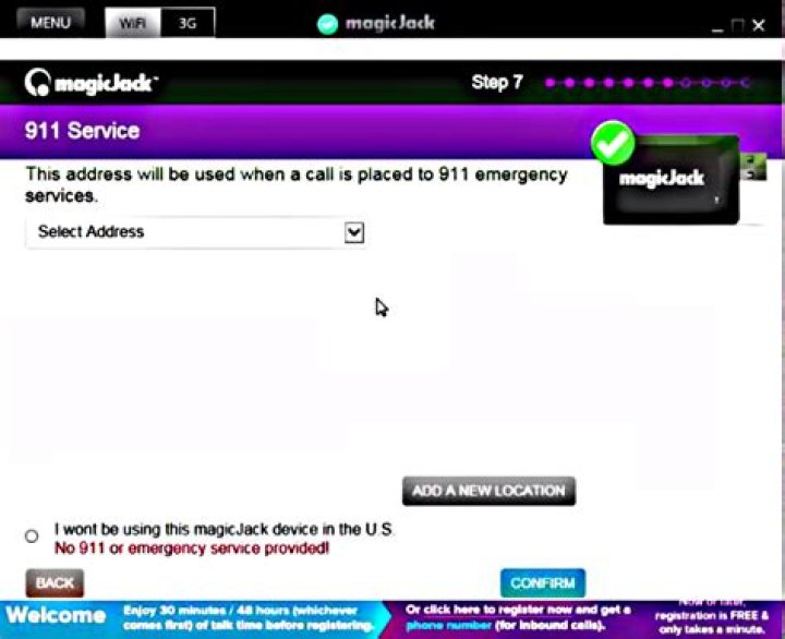 Can magicJack call 911?