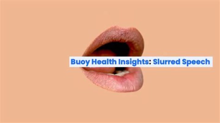 Can slurred speech be cured?
