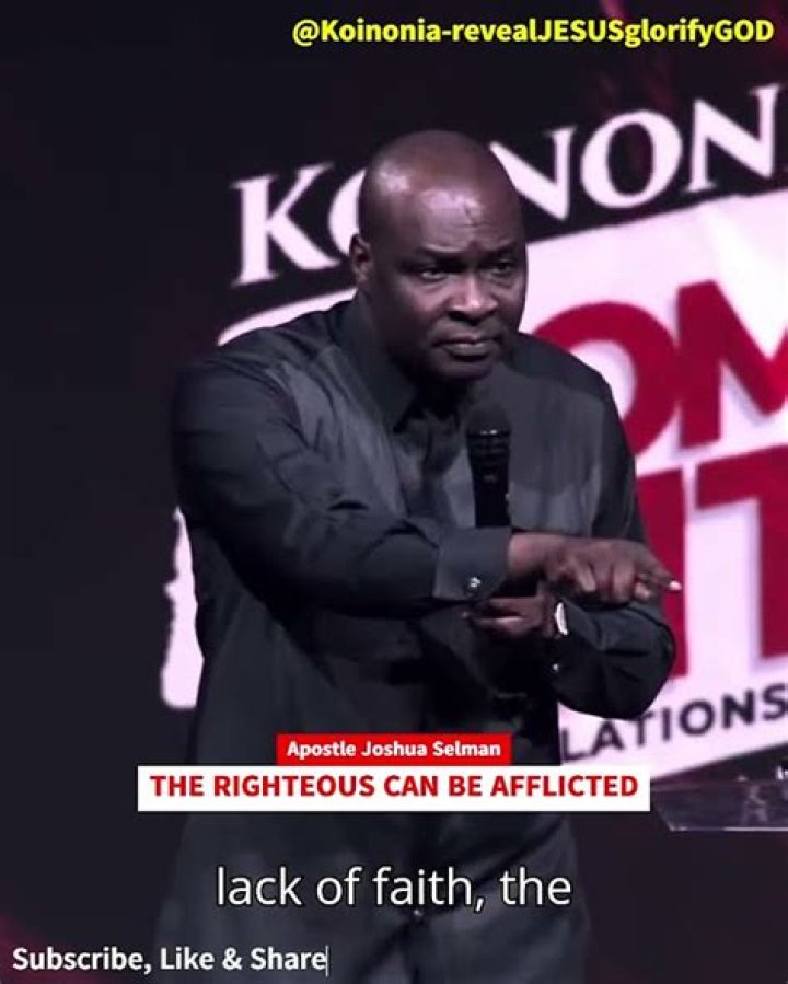 Can the righteous be afflicted?