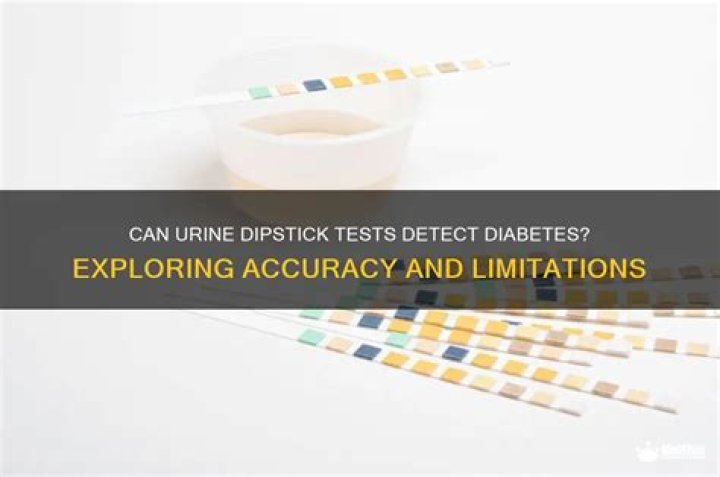 Can urinalysis detect diabetes?