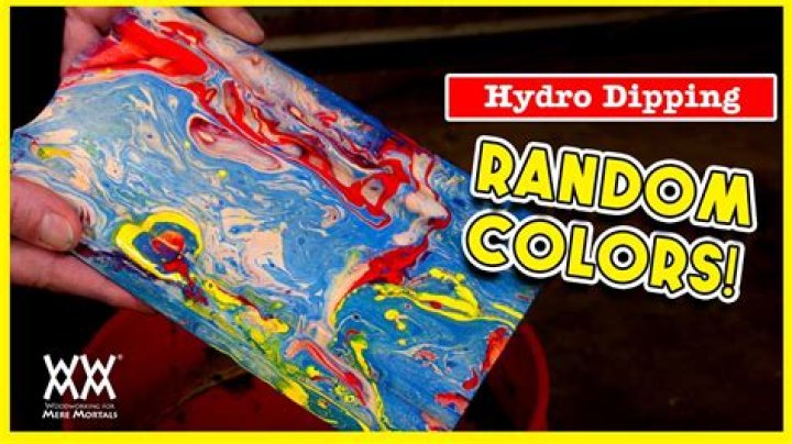Can you hydro dip solid colors?