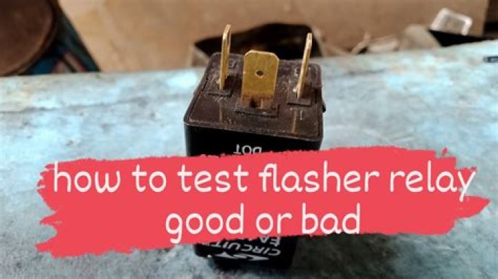 Can you test a flasher relay?
