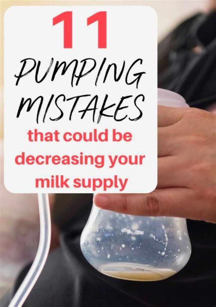 Could i be pumping too much?