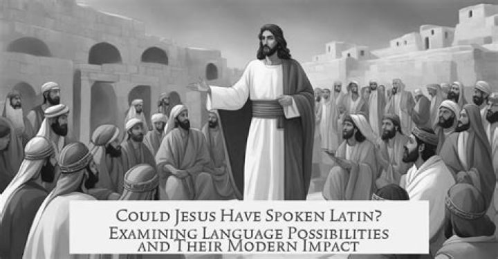 Could jesus speak latin?