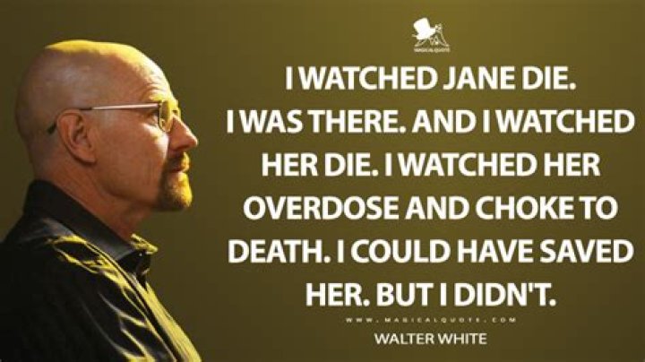 Could walter white have saved jane?