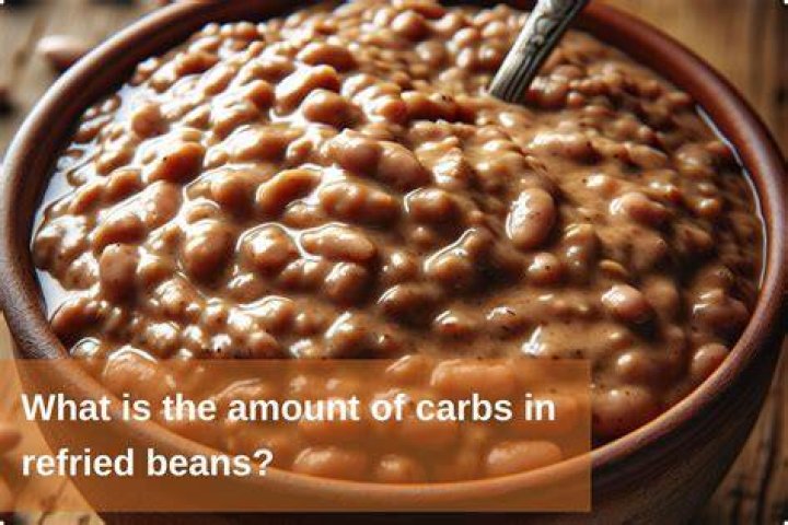 Do refried beans have carbs?