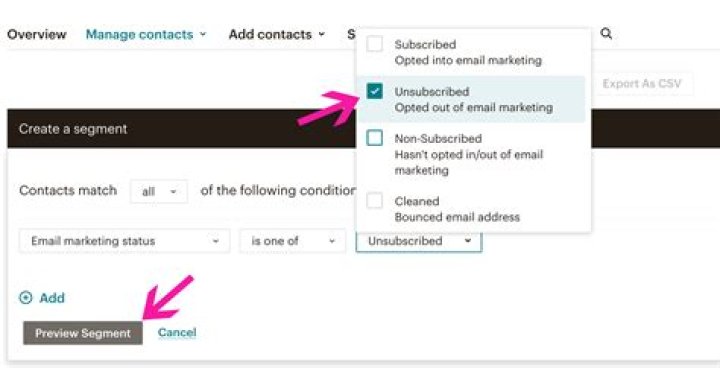 Do unsubscribed contacts count in mailchimp?