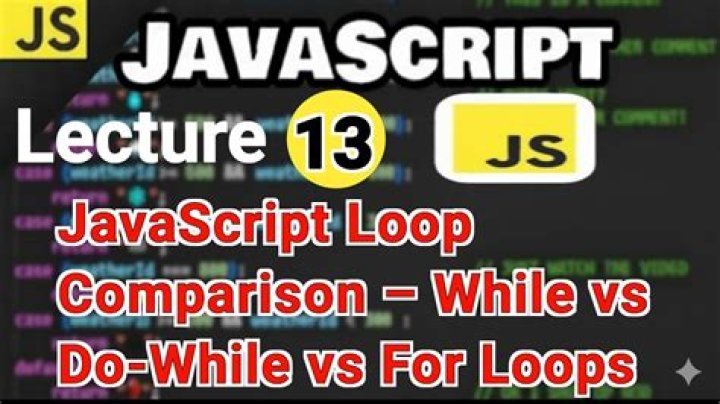 Do While vs While JavaScript?