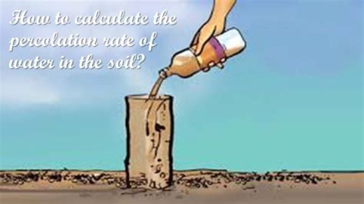 Do you calculate percolation rate?