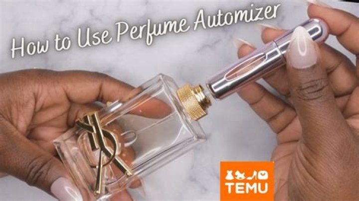 Do you put perfume in an atomizer?