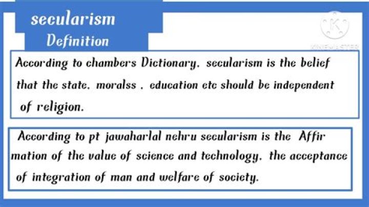Do you understand secularism?