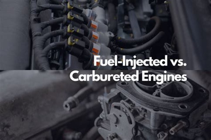Does a carbureted engine have fuel injectors?