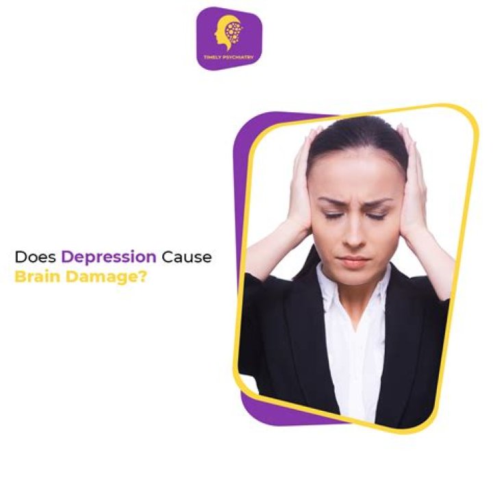 Does depression cause brain damage?
