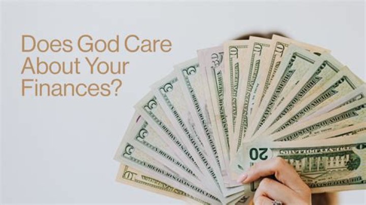 Does god help with finances?