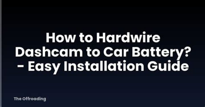 Does hardwire dashcam drain battery?