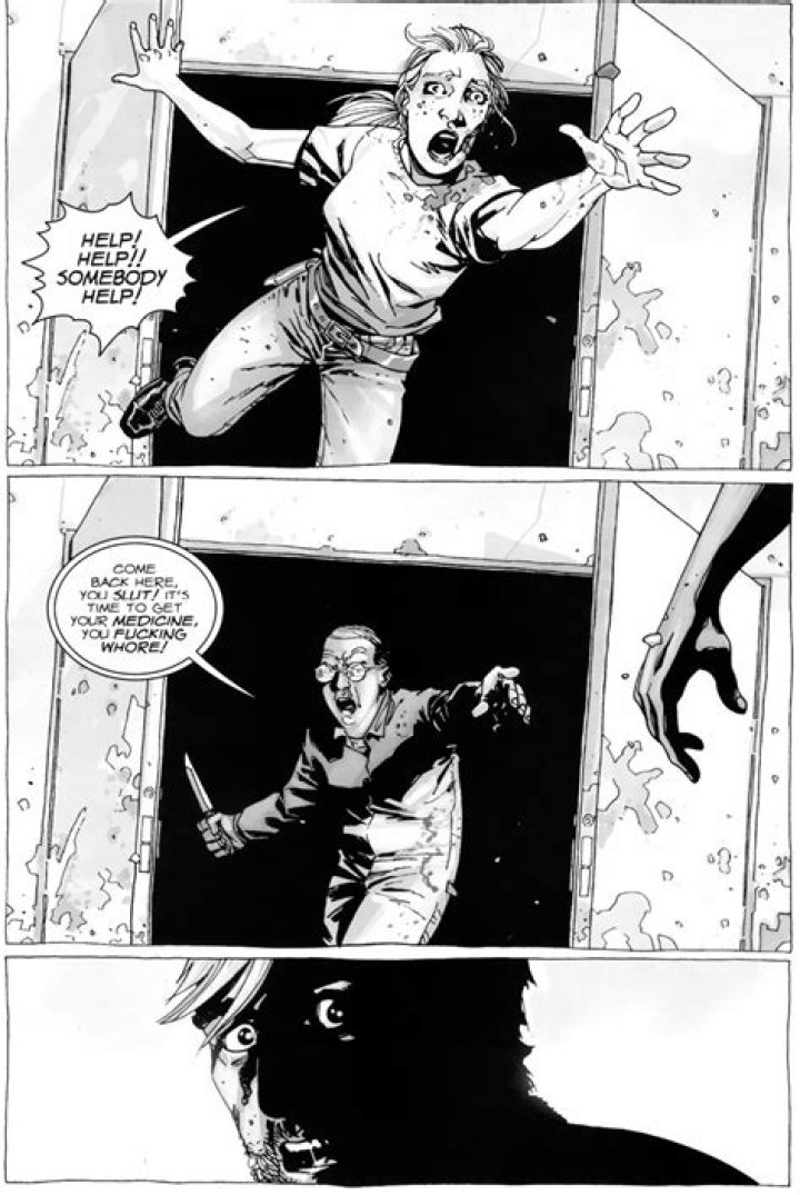 Does hershel die in the walking dead comic?