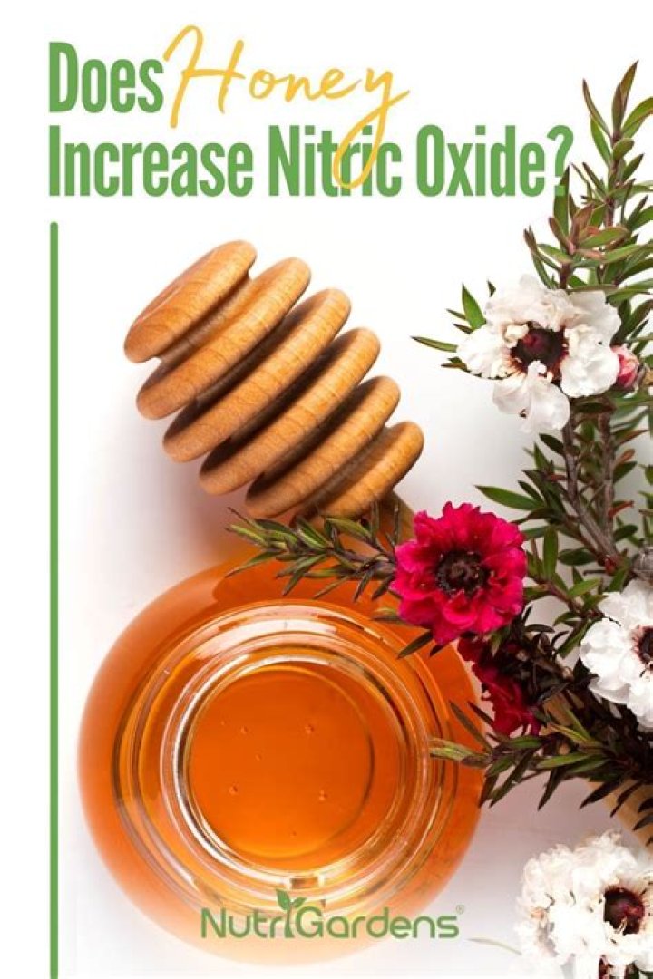 Does honey increase nitric oxide?