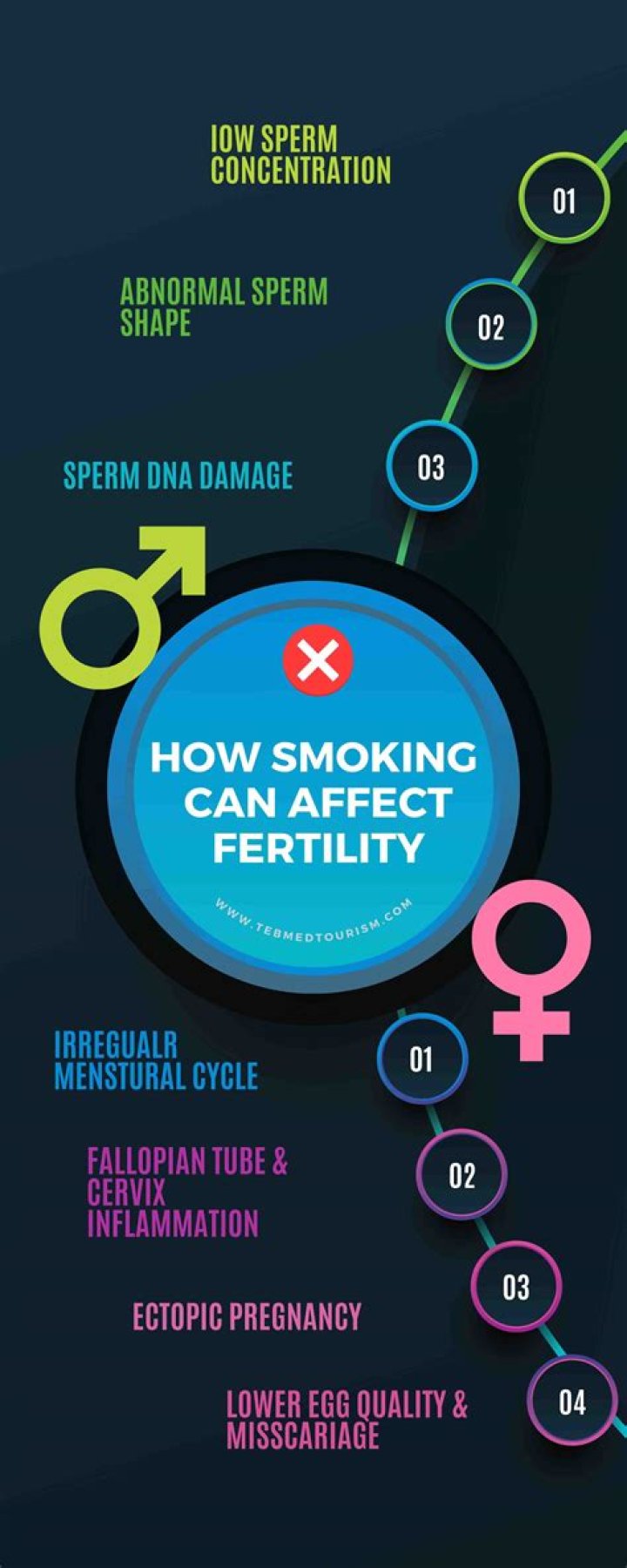 Does occasional smoking affect fertility?