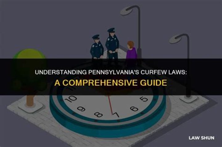 Does pa have a curfew?