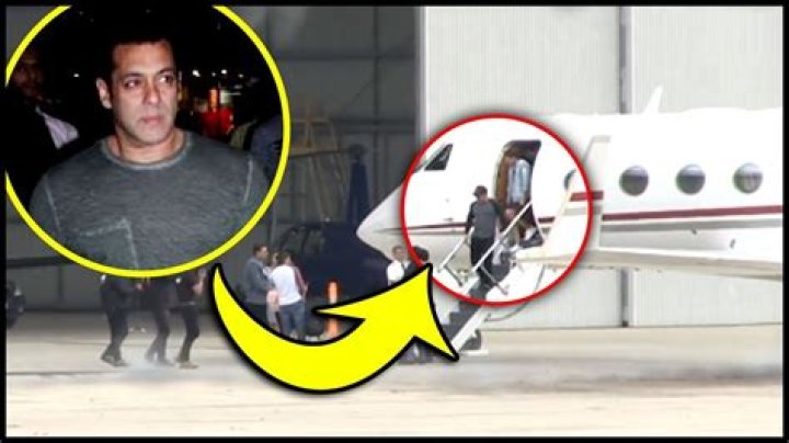 Does salman khan have private jet?
