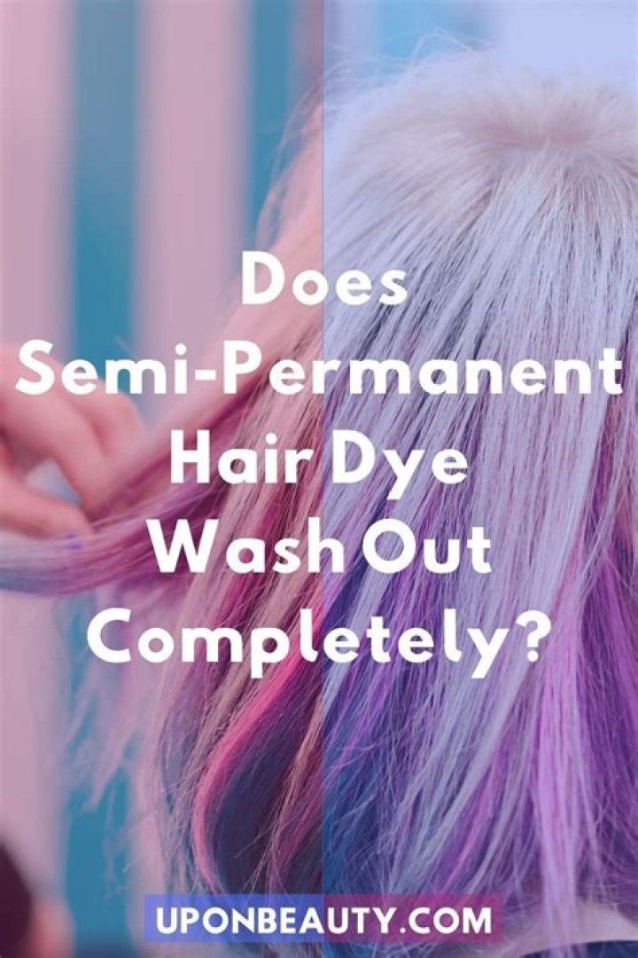 Does semi permanent color wash out?