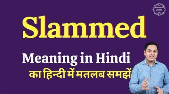 Does slammed meaning busy?