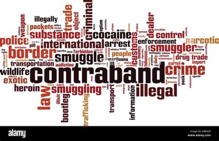 Does the word contraband mean?