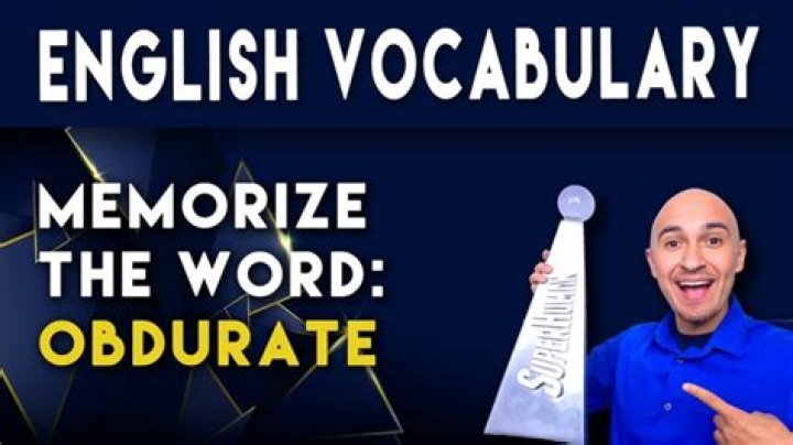 Does the word obdurate mean?