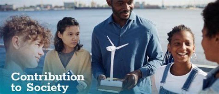 For contributing to society?