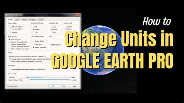 How do I change units on Google Maps?
