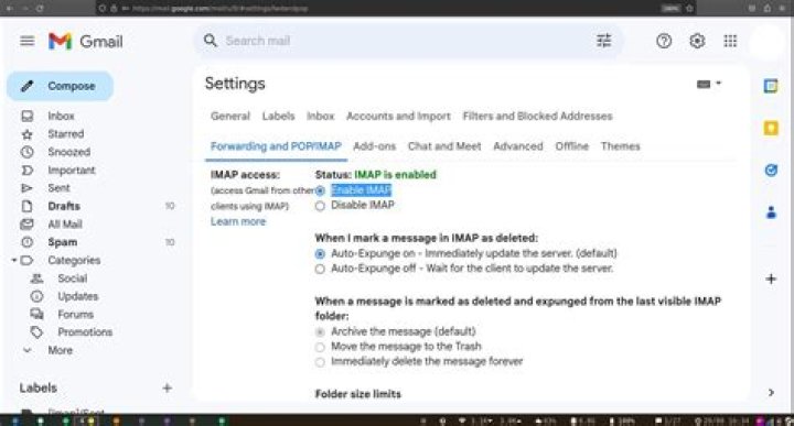 How do I enable email settings?