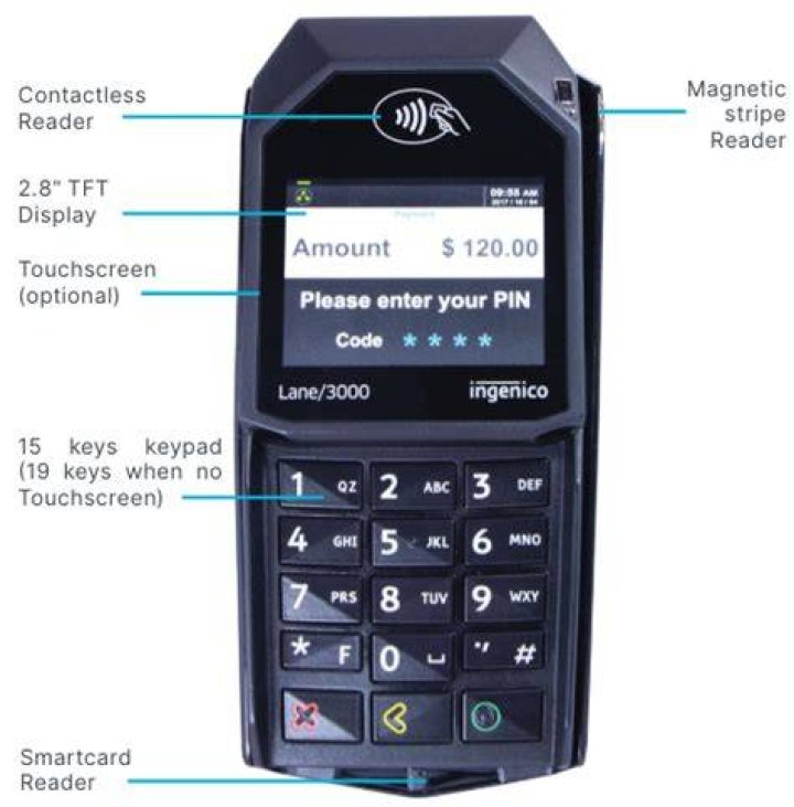 How do I pair my Ingenico card reader?