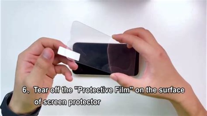 How do you get an XR screen protector off an iPhone?