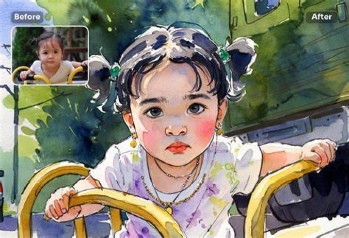 How do you make a watercolor marker effect?