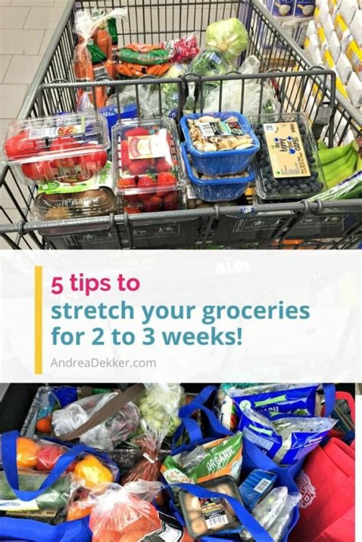 How do you plan groceries for 2 weeks?