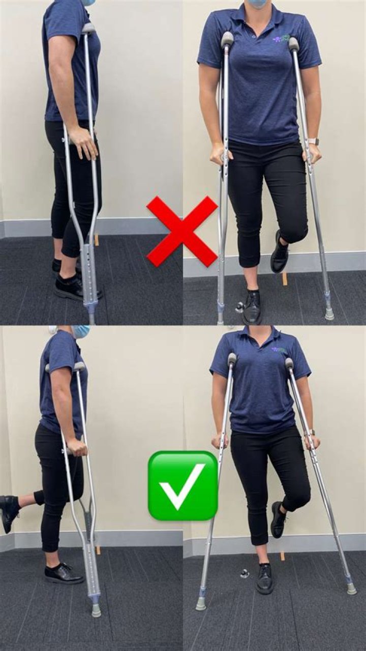 How do you properly use crutches?