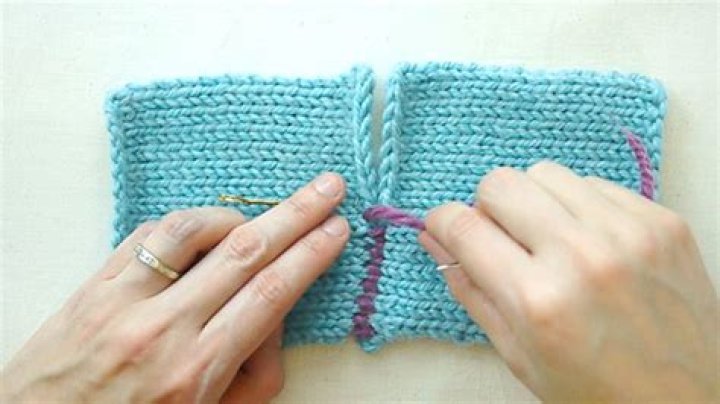 How do you sew wool together?